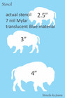 Stencils By Joanie Southwest  3  Buffalo Prairie Bison Art Western Diy Signs