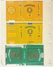Lot Of 13 Empty Vintage Cigarette Packs wrappers Belgium Norway 1950s-60s