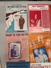Nine Pieces Of Vintage Sheet Music  Pat Boone  Frank Sinatra