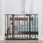 Baby Safety Gate Door Walk Extra Wide Child Toddler Fence Pet Dog Metal Indoor