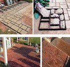 Pavement Concrete Mold Garden Walkway Driveway Path Diy Maker Mould Plastic