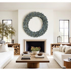 Preserved Real Eucalyptus Wreath Green  Decorative Natural Door Wall Decor