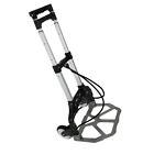 Folding Luggage Trolley Cart Aluminium Hand Dolly Push Truck 176lbs Black Cord