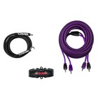 Ds18 Akit0 pu 0-ga Amplifier Installation Wiring Kit - Purple