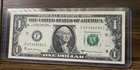 Error Note  1 Dollar Bill Ink Smudge   2017 A 