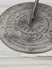 Vintage 1976 Nawcc Regional Cherokee Chapter 30 Sun Dial Cast Aluminum Sundial