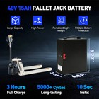 48v 15ah Lithium Lifepo4 Battery For Ept40h Ept33h Cbd15-ws Electric Pallet Jack