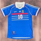 1998 French National Team Kids Retro Soccer Kit - Zidane Edition