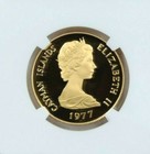 1977 Cayman Islands Gold 50 Dollars Queen Anne Ngc Pf 69 Ultra Cameo Rare Coin