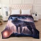 3-ply Thick Heavy Mink Fleece Blanket King Size Blanket All Season Warm Soft 8lb