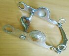Garcia Vintage Unused Gorgeous Carmel Silver Show Bit  rare Horsehead Concho