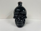 Glass Skull Bottle Crystal Gothic Apothecary Jar Wine Whiskey Vodka Decanter