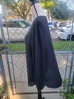 Premise Studio Black Zip Front Sheer Hem Blouse Tunic     2x