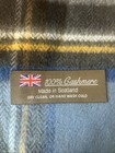 100  Cashmere Scarf- Made In Scotland 72inx12in