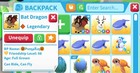 Adopt Me  Bat Dragon Legendary Full Grown Can Fly Can Ride Game  read Desc  