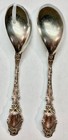 Gorham Virginiana 2 Piece Sterling Silver Salad Serving Set  Pat 1904  Rare Form
