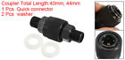 Hydraulic Quick Connect Coupler M14x1 5mm Male Pipe Fitting Black