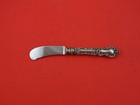 Meadow Rose By Wallace Sterling Silver Butter Spreader Hh Paddle W  Notch 6 