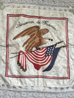 Ww 1 Silk Pillowcase Souvenir Of France  Embroidered  24  Square