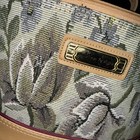 American Tourister Vintage Floral Tapestry Train Travel Luggage Make Up Case