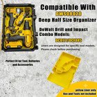 Dewalt Deep Compact Organizer   20v Max Drill Set  dcf885   Dcd771   insert Only Y