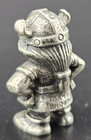 Vintage Tinn-per Pewter Miniature Figurine Norge Viking Woman  Norway