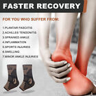 Copper Ankle Brace Silver Support Compression Sleeve Socks Foot Fasciitis Pain