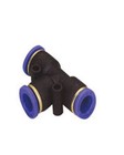 10 Pieces New  Pneumatic 1 4   t  Push To Connect One Touch Fitting 
