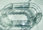 Renee Lalique Crystal Chemin De Table  Festons 6-section Jardiniere Centerpiece