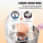 Commercial Cotton Candy Machine Sugar Floss Maker 1000w With Cover Blue