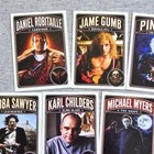 Set Of 10 Cult Classic Horror Movie Cards Aceo Lot Halloween Retro Vintage Style
