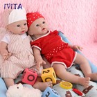 Ivita 19  Silicone Reborn Baby Boy girl Full Soft Newborn Silicone Doll Gift