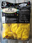 12  Birthday Wedding Party Decor Latex Helium Pearlized Yellow Balloons 72pcs