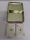 Coca Cola Gibson Girls Playing Cards Full Deck W tin Red Green Christmas Vintage