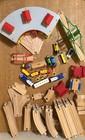 Massive 15  Lb Lot Of Brio  Thomas Trains  Tracks   Roundhouse Over 100 Pieces