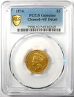 1874 Three Dollar Indian Gold Coin  3 - Certified Pcgs Au Details - Rare Type 