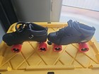 Riedell Dart Quad Roller Derby Speed Skates Black W  Red Wheels Size 11