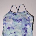 Ivivva Girls Size 14 Athletic Tank Top Blue Purple Tie Dye