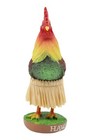 Hawaiian Hula Chicken W Skirt Miniature Dashboard Doll - Moa   4  Doll For Car