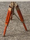 Nautical Vintage Decorative Solid Brass Telescope W  Wooden Tripod Antique Gifts