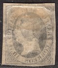 Spain 1851 Stamp Sc     6 Mh