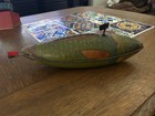 Vintage 1940   s J  Chein Tin Wind Up Mechanical Fish Toy