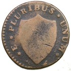 1787 M 53-j R-4 New Jersey Colonial Copper Coin