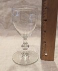 Vintage Libbey Glass Company Georgian Claret Wine Glasses  4 3 4     Set Of 12