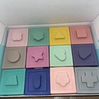 Soft Building Blocks 6 month Stackable  new   Toddler Baby            J7