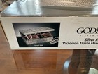 Godinger Vintage Silver Plated Octagonal Jewelry Box Victorian Floral New In Box