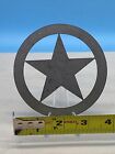 Custom Metal Unfinished 4 Inch Texas Star Cut Decoration Crafts Rustic Cowboy