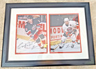 Pat Lafontaine Signed Hockey Photo Framed Display Buffalo Sabres Islanders