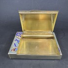 Antique Russian Imperial 88 Silver Enamel Sugar Cigarette Box Grachev Huge 376g