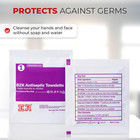 Benzalkonium Bzk Wipes  pack Of 100      5   x7    Antiseptic Towelettes  First Aid Ha